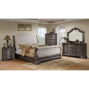 SHEFFIELD B1120-88 7 PC KING SLEIGH BEDROOM SET (Copy)