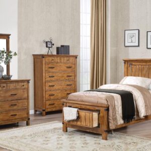 Brenner 205260T 6 pc Twin Storage Bedroom Set