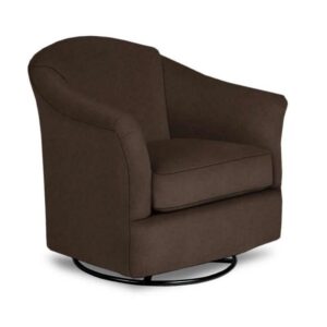 Darby Glider Brown Fabric Chair