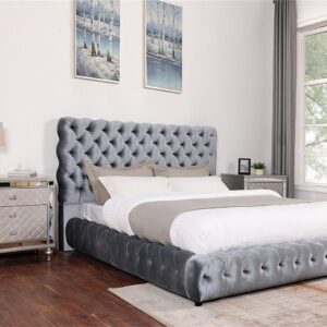 5112GY-ALL FLORY BED GRAY