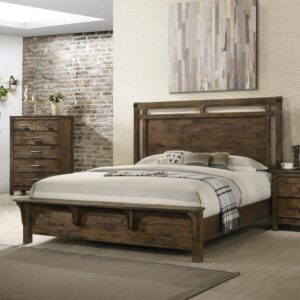 CURTIS B4810-Q QUEEN BED (BEDS - QUEEN)