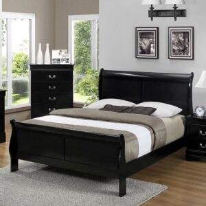 LOUIS PHILIP B3950-Q QUEEN SLEIGH BED (BEDS - QUEEN)