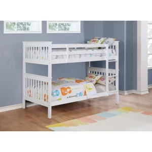 Twin Over Twin Kids Bunk Bed 460244N