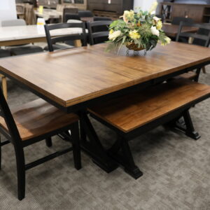 Oak Ridge 6-Piece Dining Set with Bench