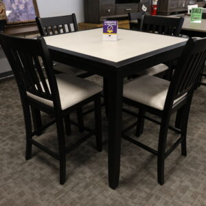 Parker 5-Piece Two-Tone Counter Height Dining Set