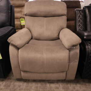 Taupe Microfiber Recliner