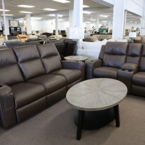Smooth Reclining Sofa Set