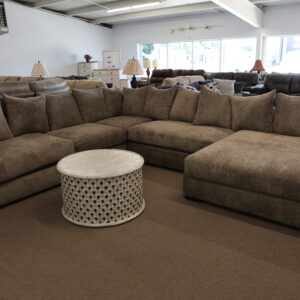 Oversize Brown Sectional