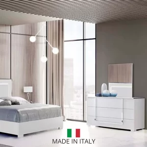 Antonella Collection (White) 4pc King Bedroom Set (Copy)