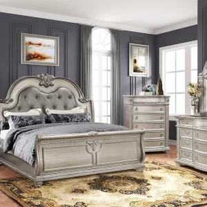 B1150 CastleField (Grey) 4pc King Bedroom (Copy)