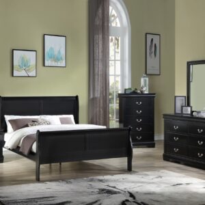 LOUIS PHILIP B3950 6 PC QUEEN SLEIGH BEDROOM SET