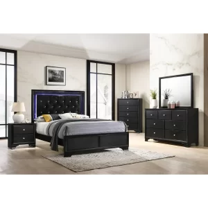 Micah B4350 6pc Full Panel Bedroom Set