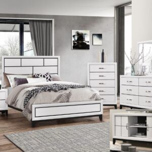 AKERSON B4610 6 PC QUEEN SIZE BEDROOM SET