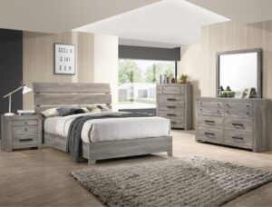 TUNDRA B5520 6 PC QUEEN SIZE BEDROOM SET