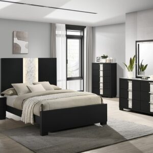 RANGLEY BLACK 6PC KING BEDROOM GROUP B6835