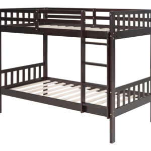 BB10 Twin/Twin Bunk Bed Espresso