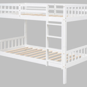BB11 Twin/Twin Bunk Bed White
